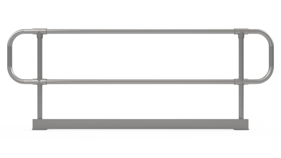 Interclamp 4030 D48 2m Handrail Kit 1- Flat View Image