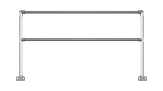 Interclamp 4020 D48 2m Side Mount Handrail Kit