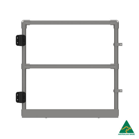 Full Height Self Closing Safety Gate - Galvanised